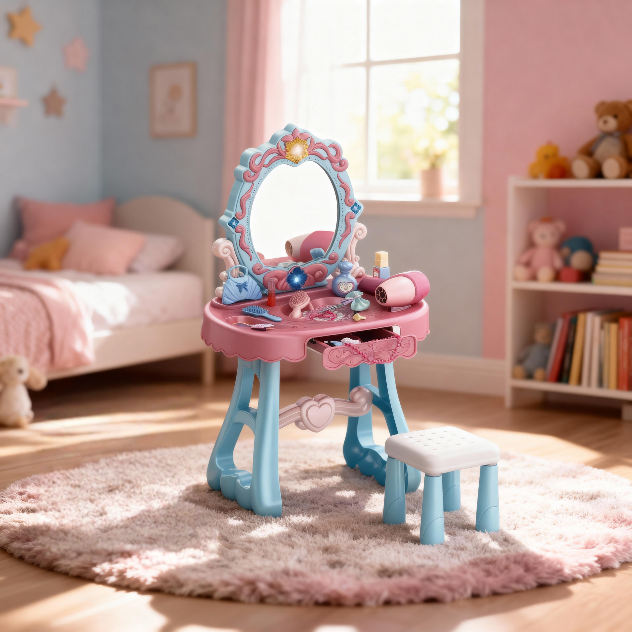 Plastični sto za šminkanje i ulepšavanje