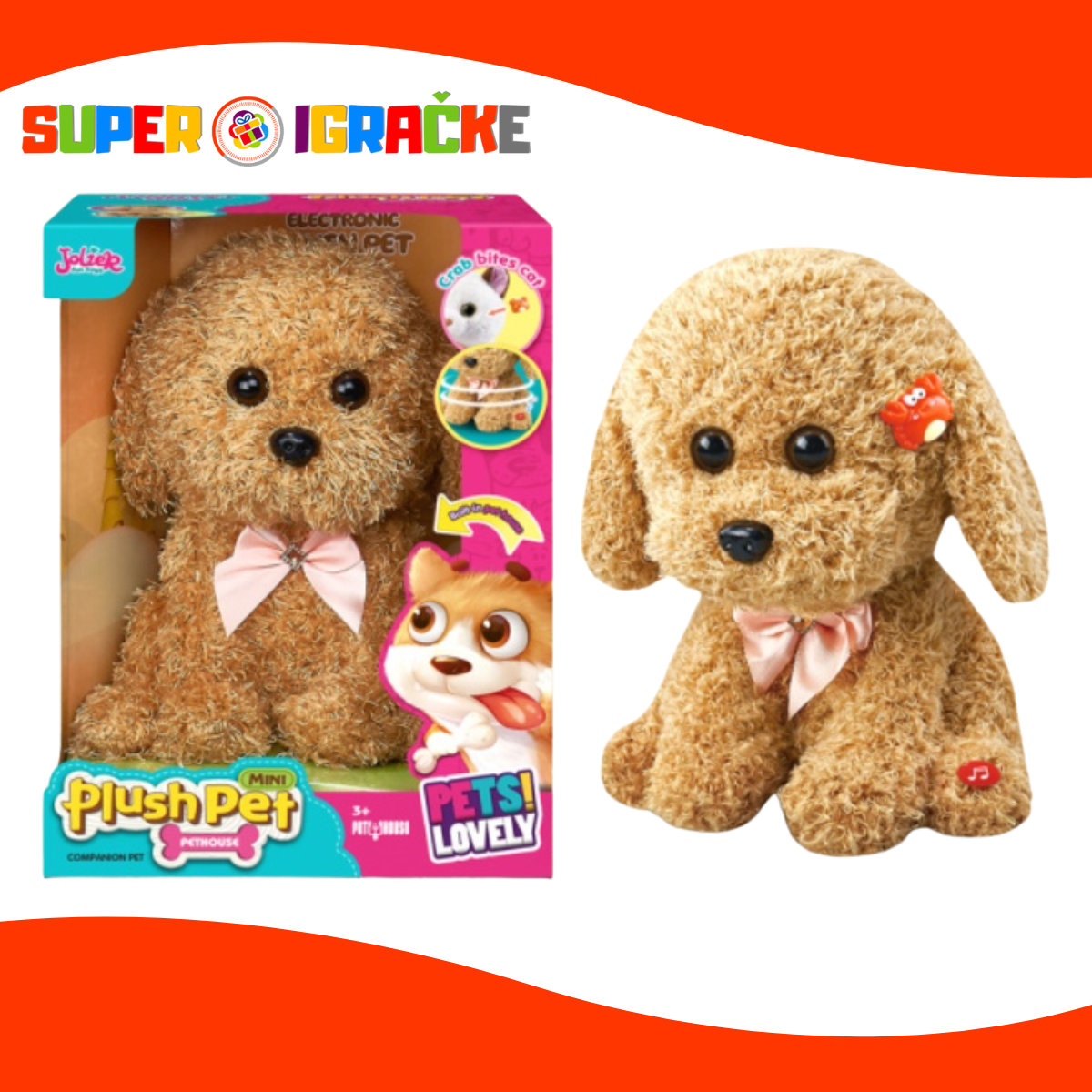 Plišana interaktivna pudlica