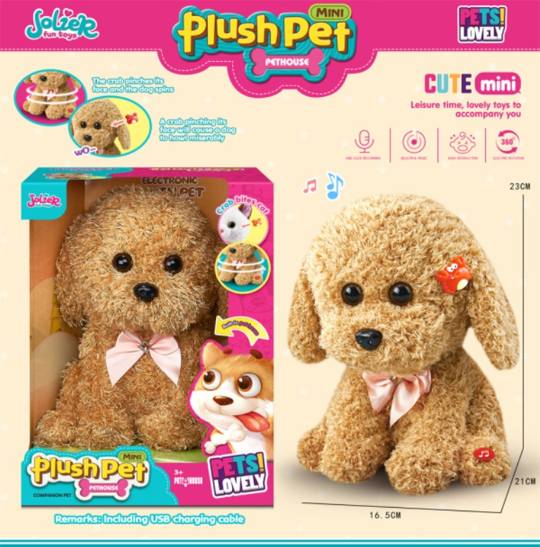 Plišana interaktivna pudlica