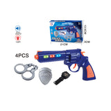 Policijski set - Pištolj, lisice, značka