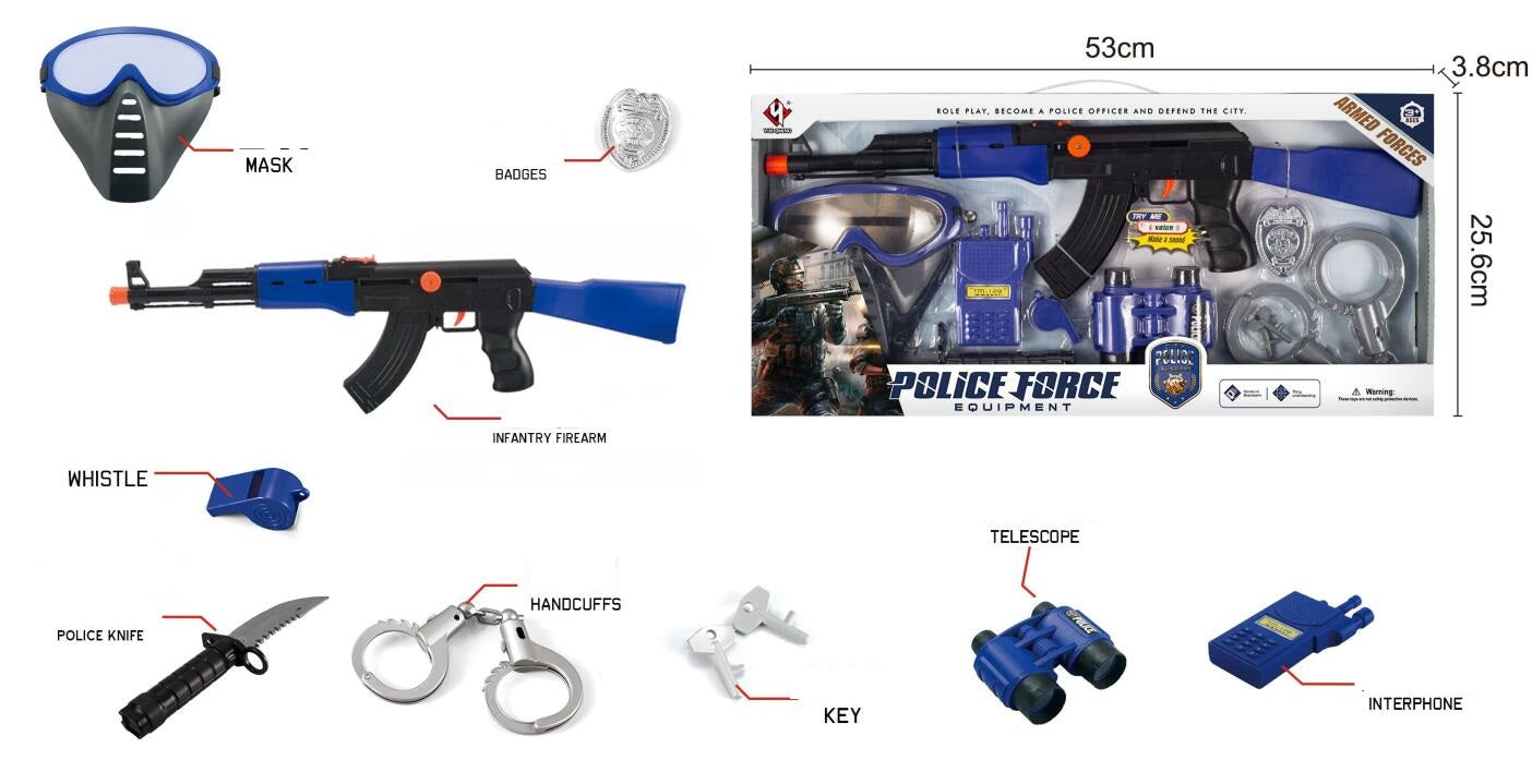 Policijski set sa puškom