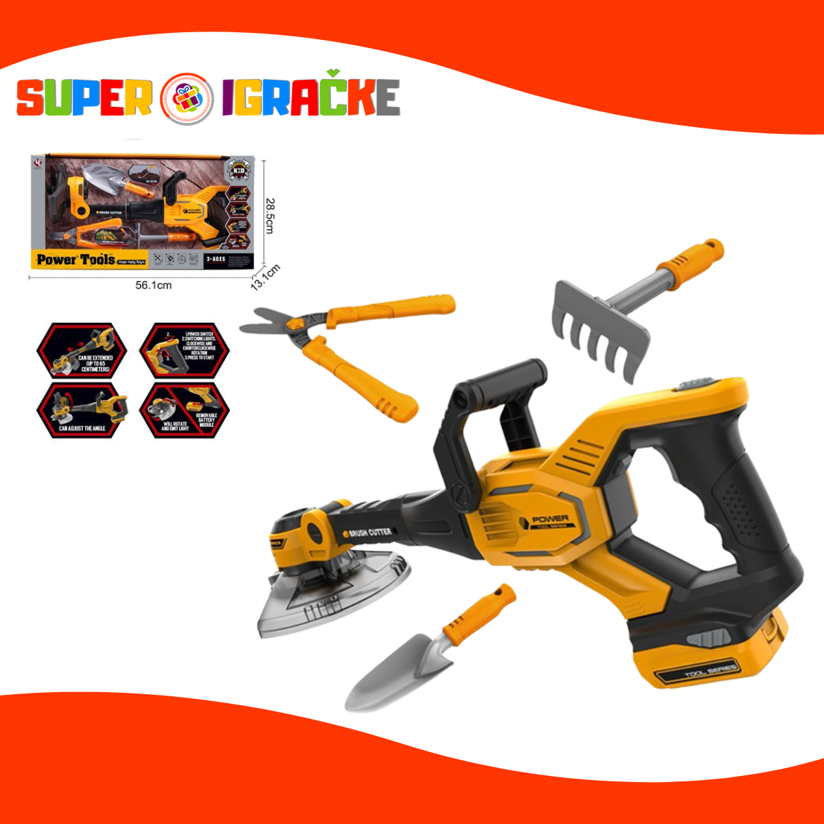 Power Tools alat set za baštu