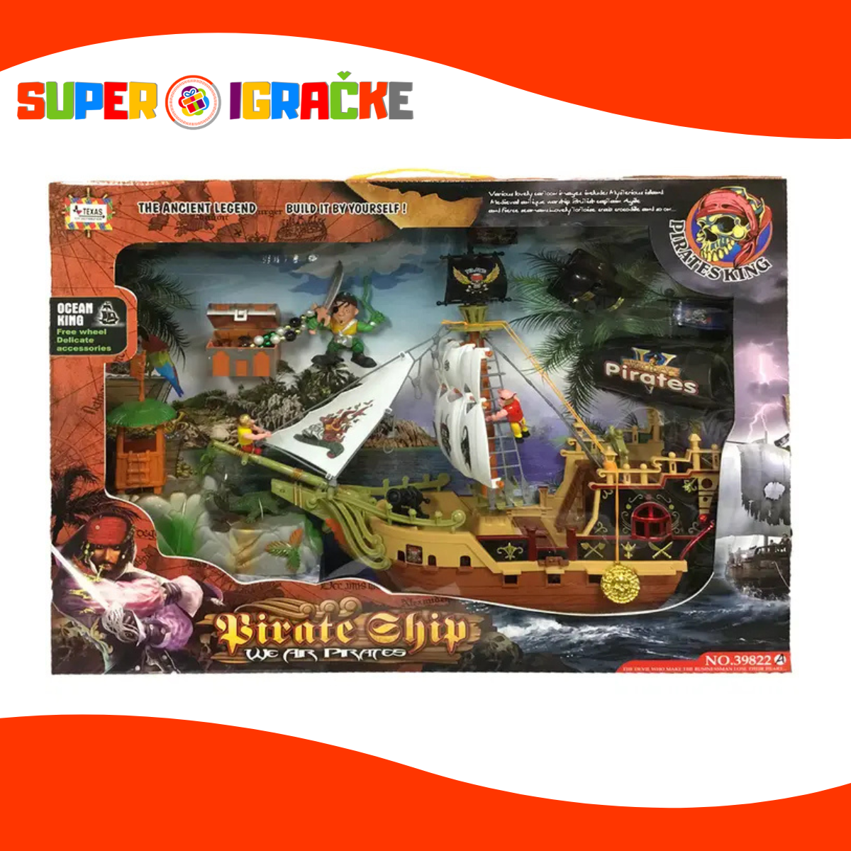 Piratski brod sa dodacima