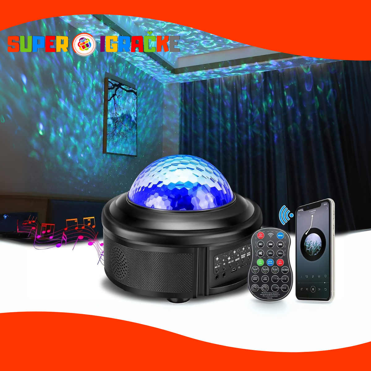 Projektor zvezdano nebo Jomarto