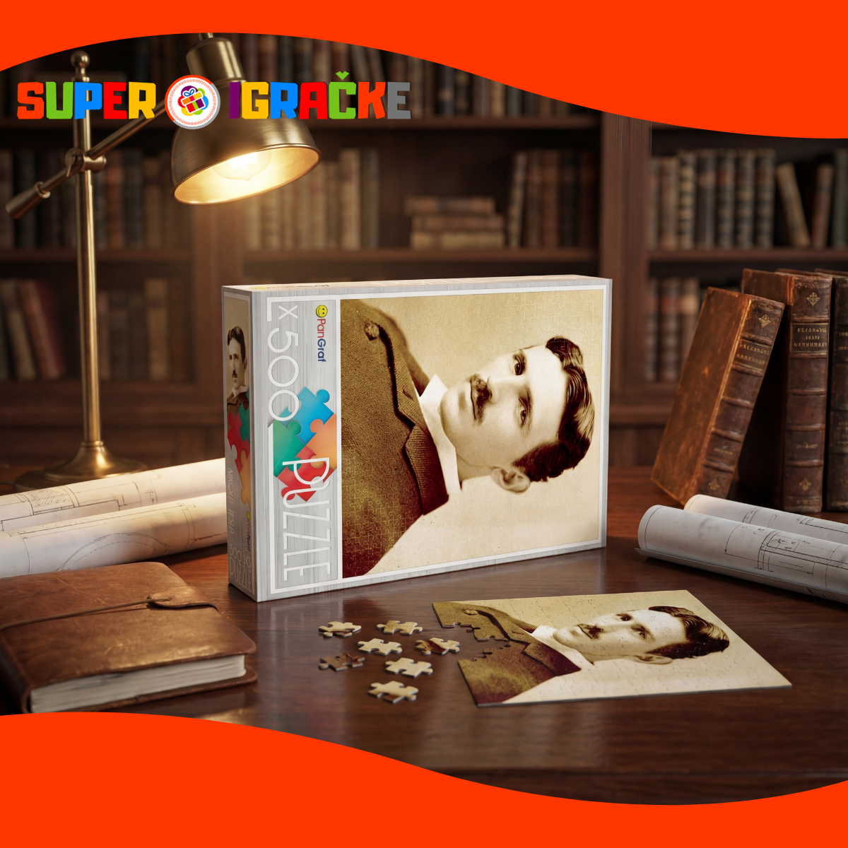 Puzle 500kom - Nikola Tesla