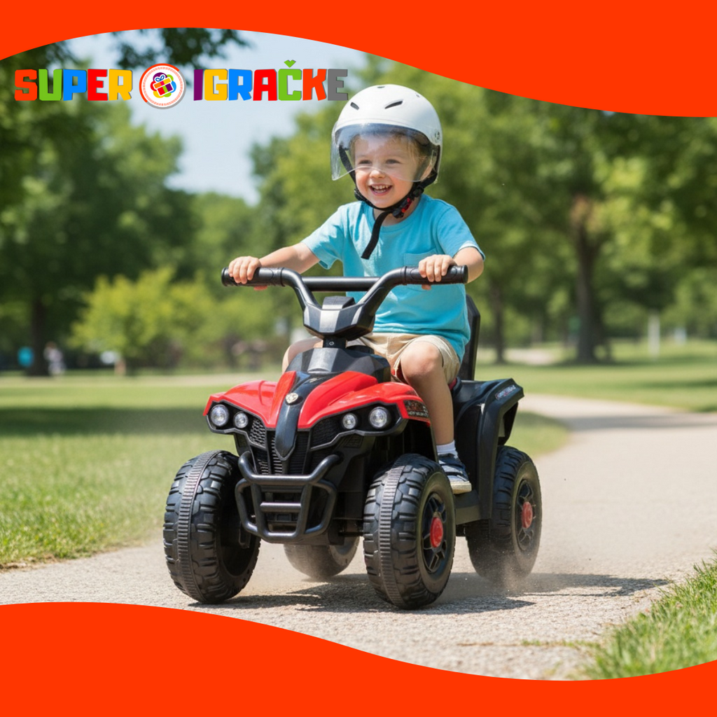QuadroX mini kvad motor 6V crveni