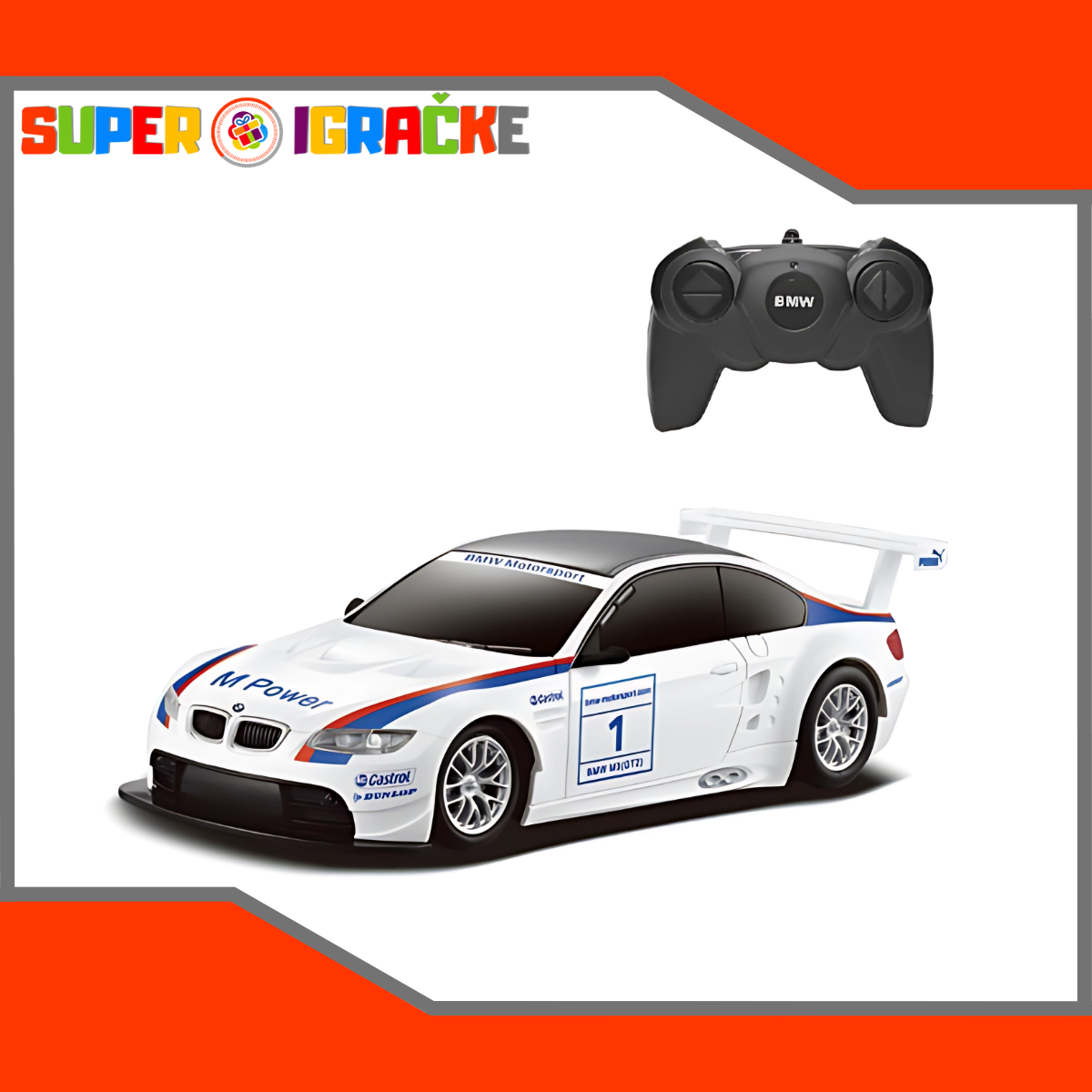 RC auto na daljinski BMW M3