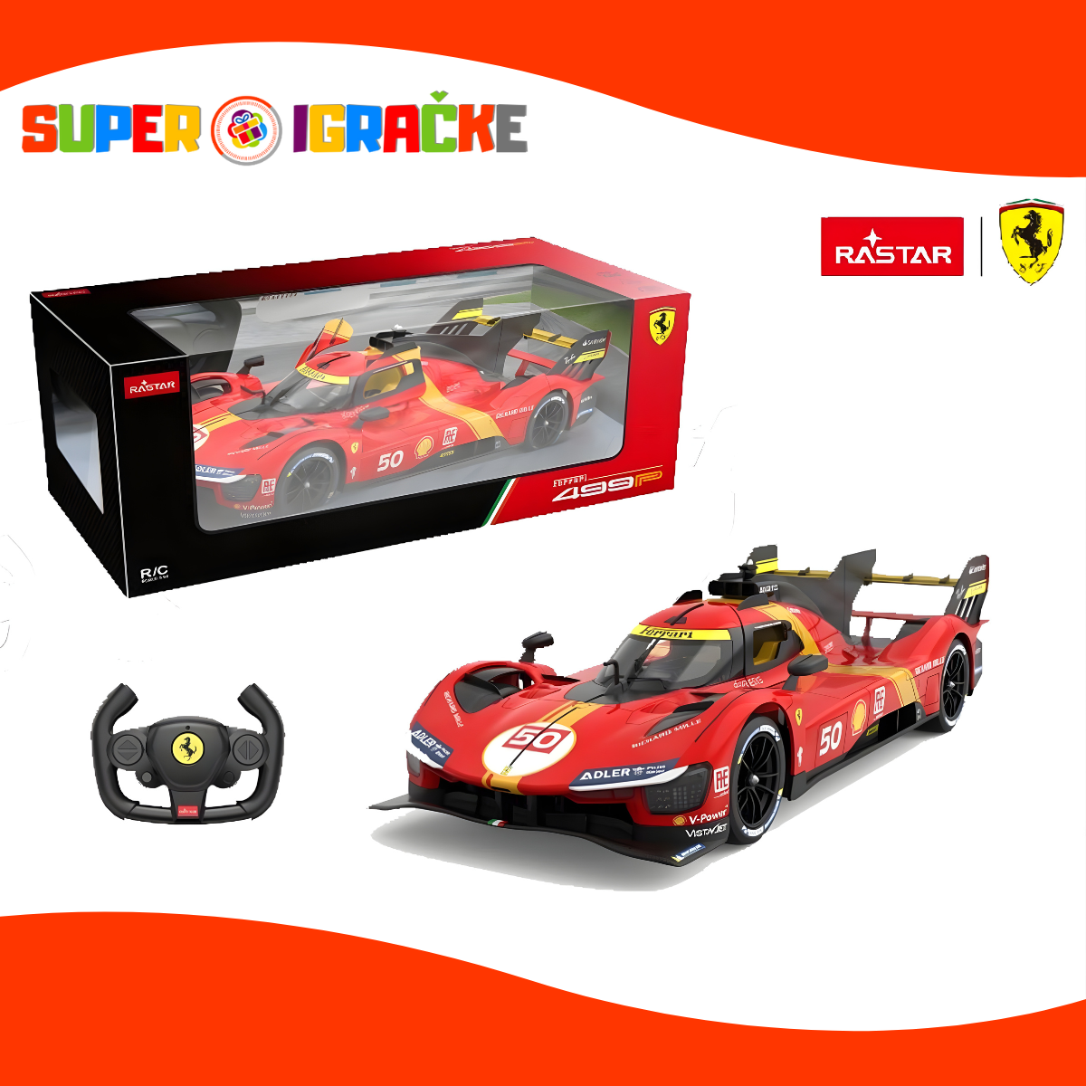 Rastar Ferrari RC 499P na daljinski