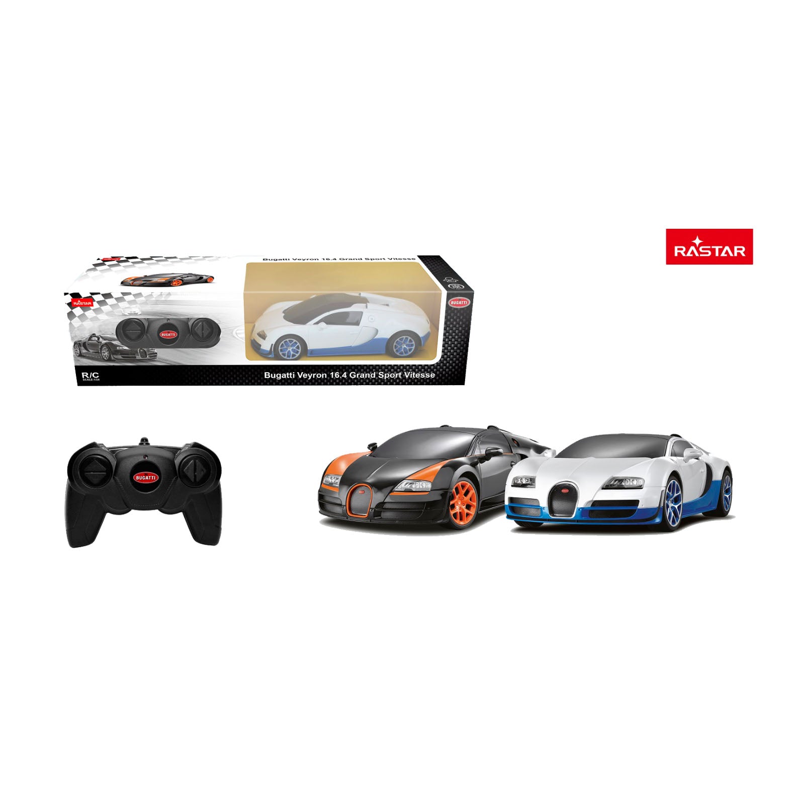 Rastar plastični RC auto Bugatti grand sport