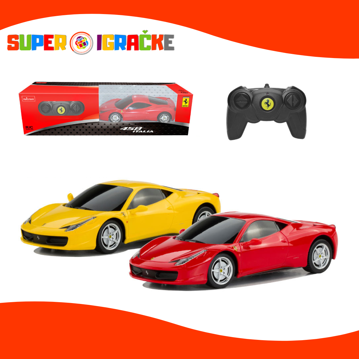 Rastar plastični RC auto Ferrari 458