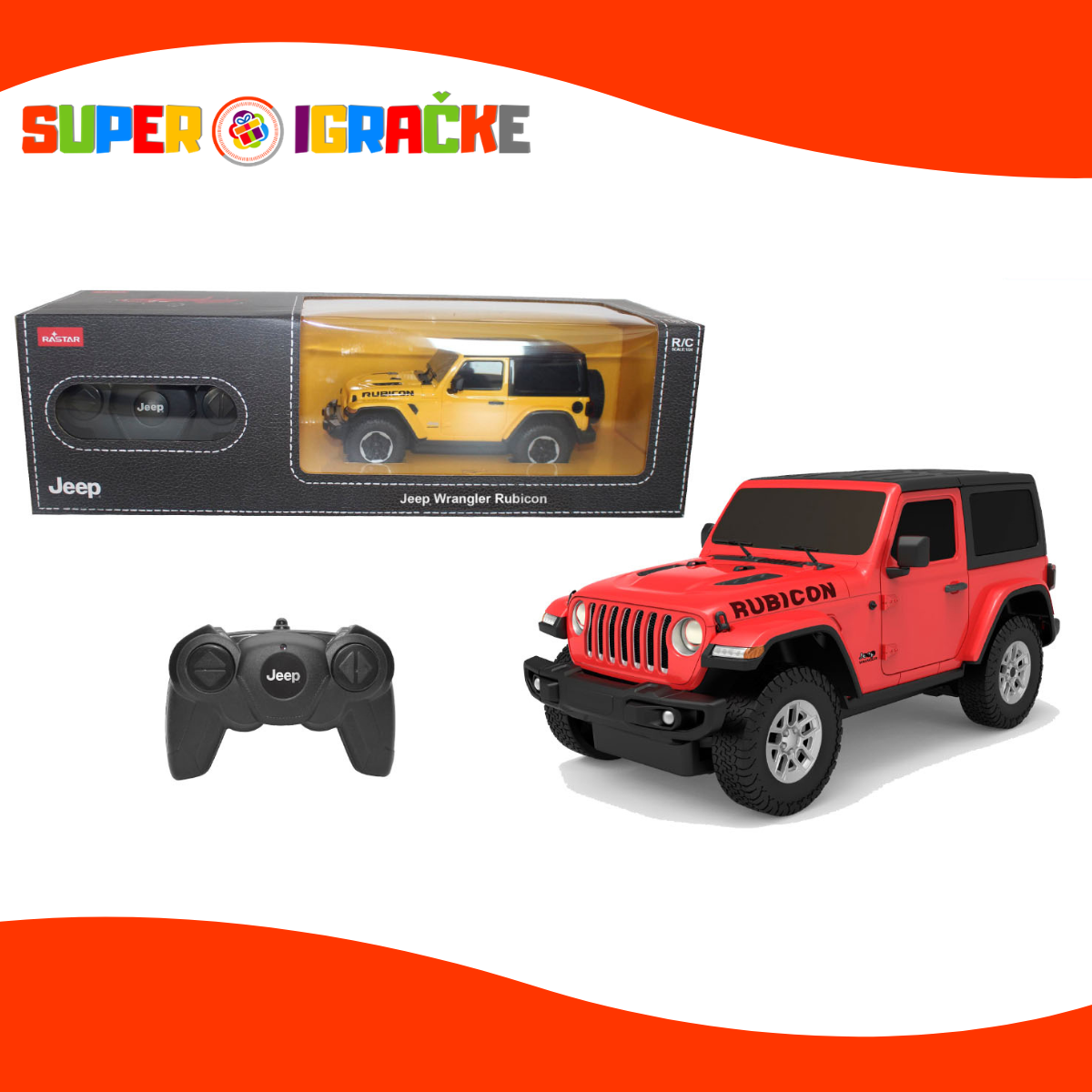Rastar plastični RC auto Jeep Wrangler