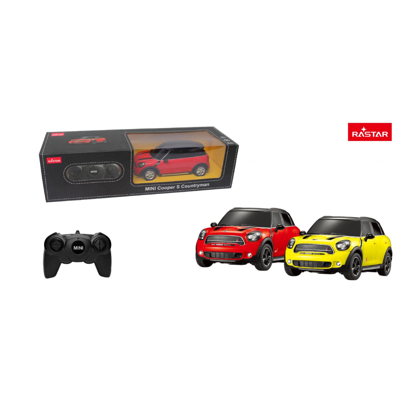 Rastar plastični RC auto Mini Countryman