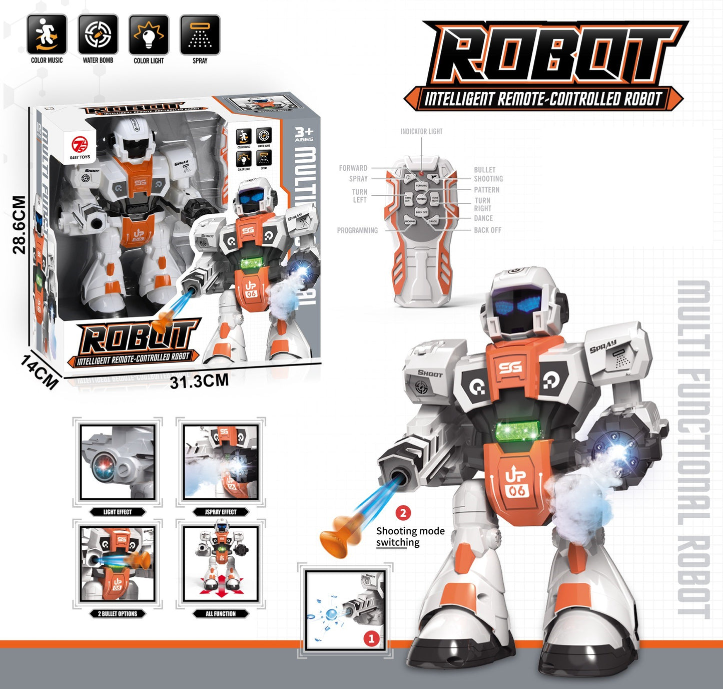 Razigrani robot na daljinsko upravljanje