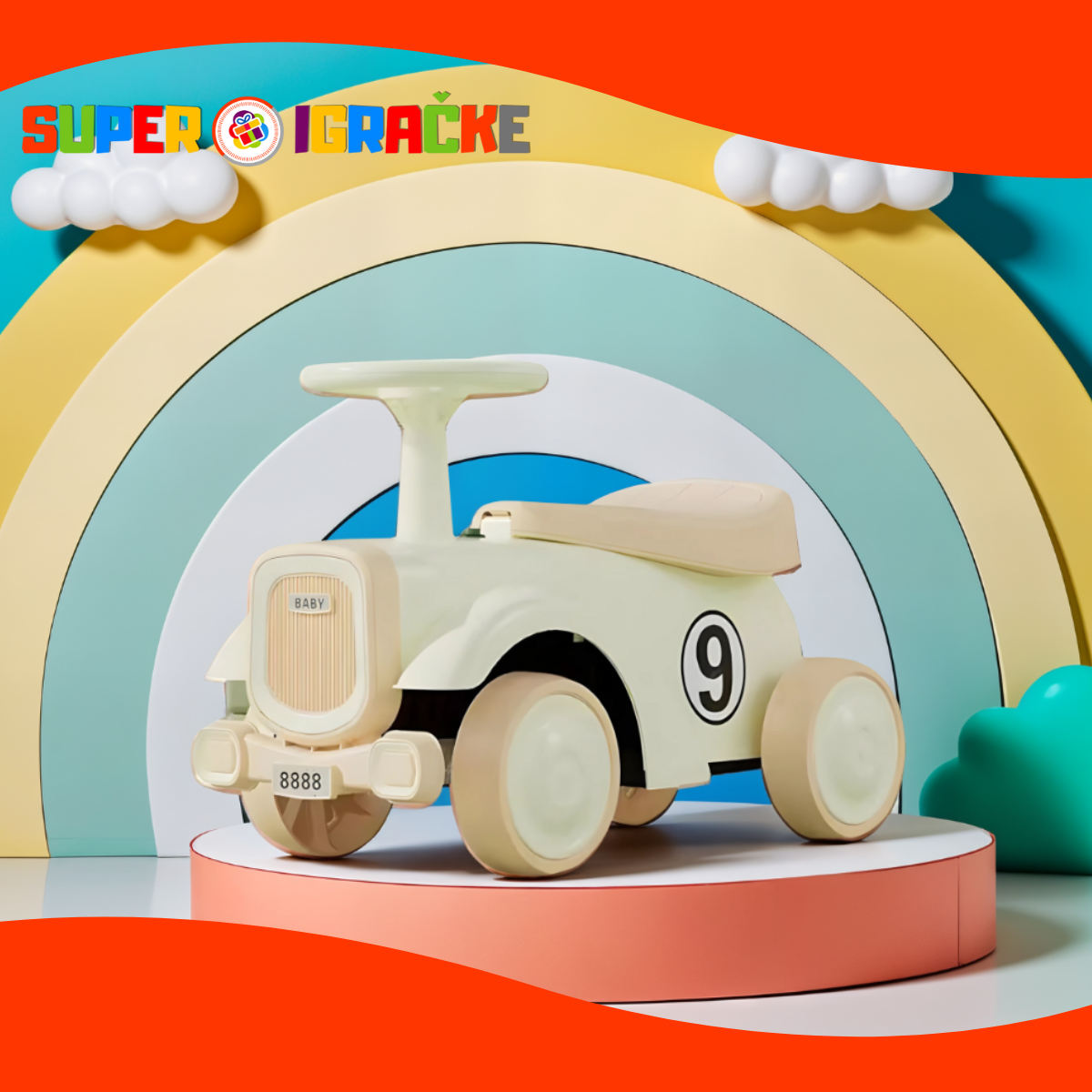 Retro guralica olive