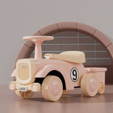 Retro guralica sa prikolicom roze