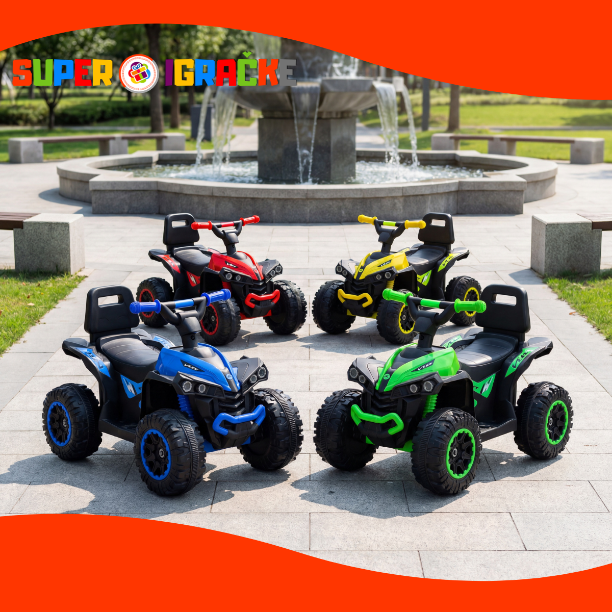 RideBoss ATV kvad na akumulator