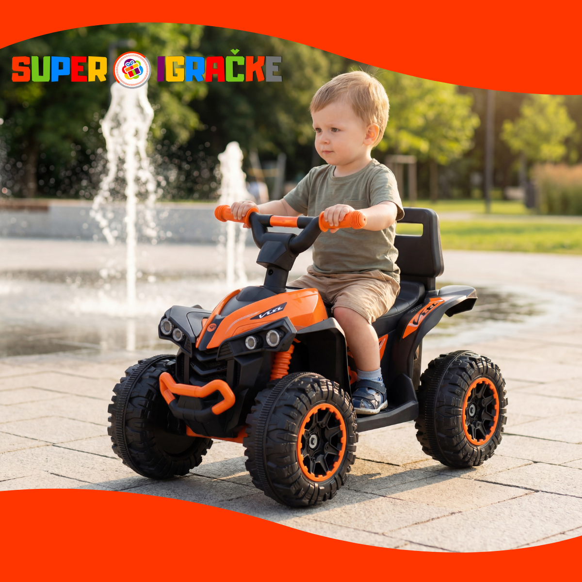 RideBoss ATV kvad na akumulator