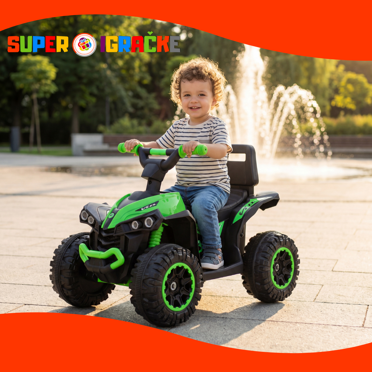 RideBoss ATV kvad na akumulator