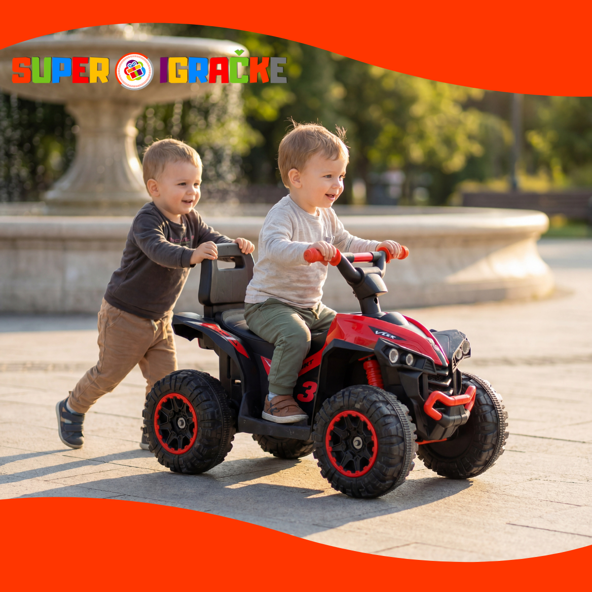 RideBoss ATV kvad na akumulator