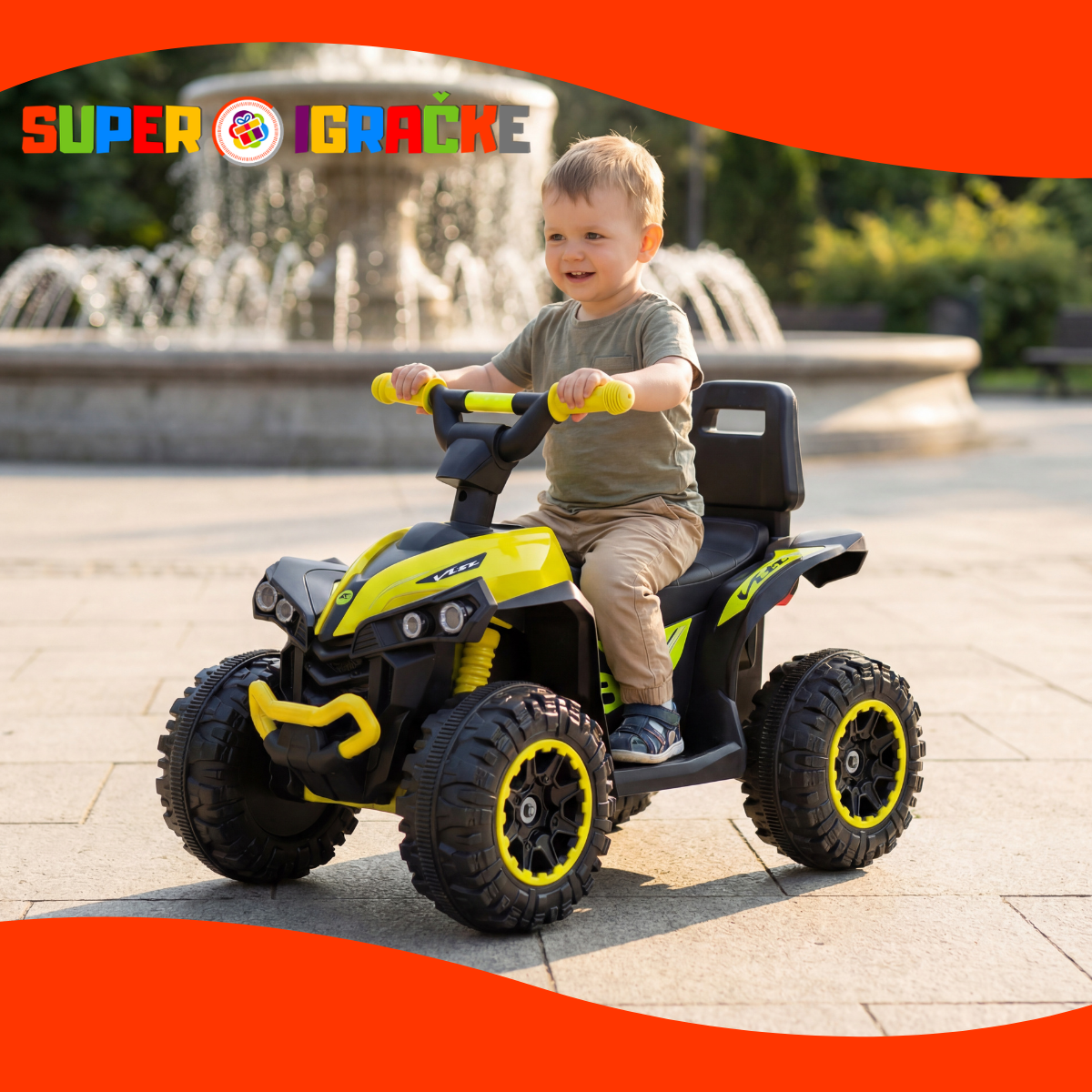 RideBoss ATV kvad na akumulator