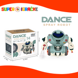 Robot koji pleše sa dimnim efektima