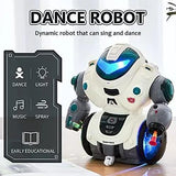 Robot koji pleše sa dimnim efektima