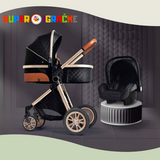 Royal ride - Kolica i nosiljka crna