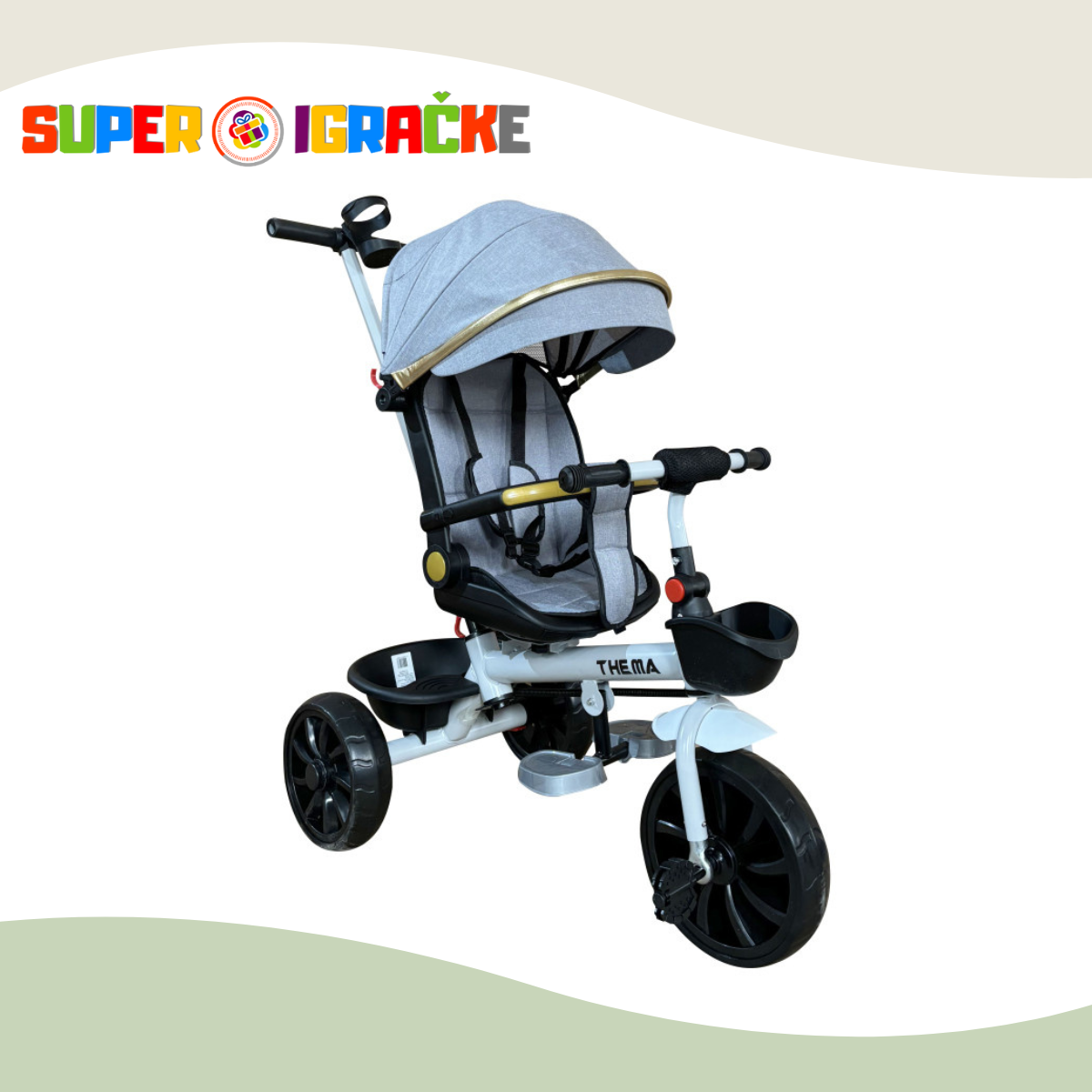 Royal ride - Tricikl siv