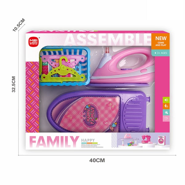 Roze set za peglanje i dodaci