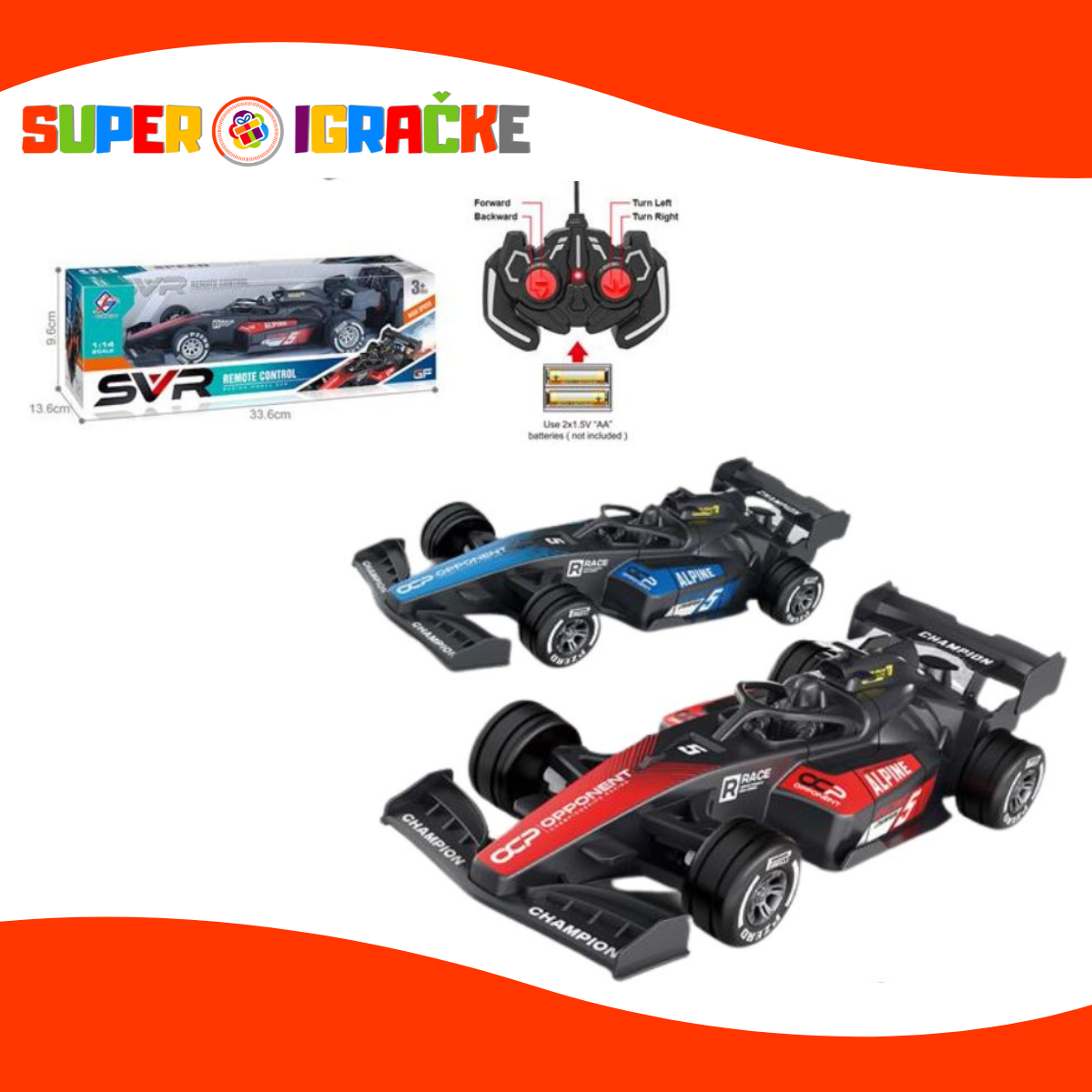 SVR formula RC na daljinski