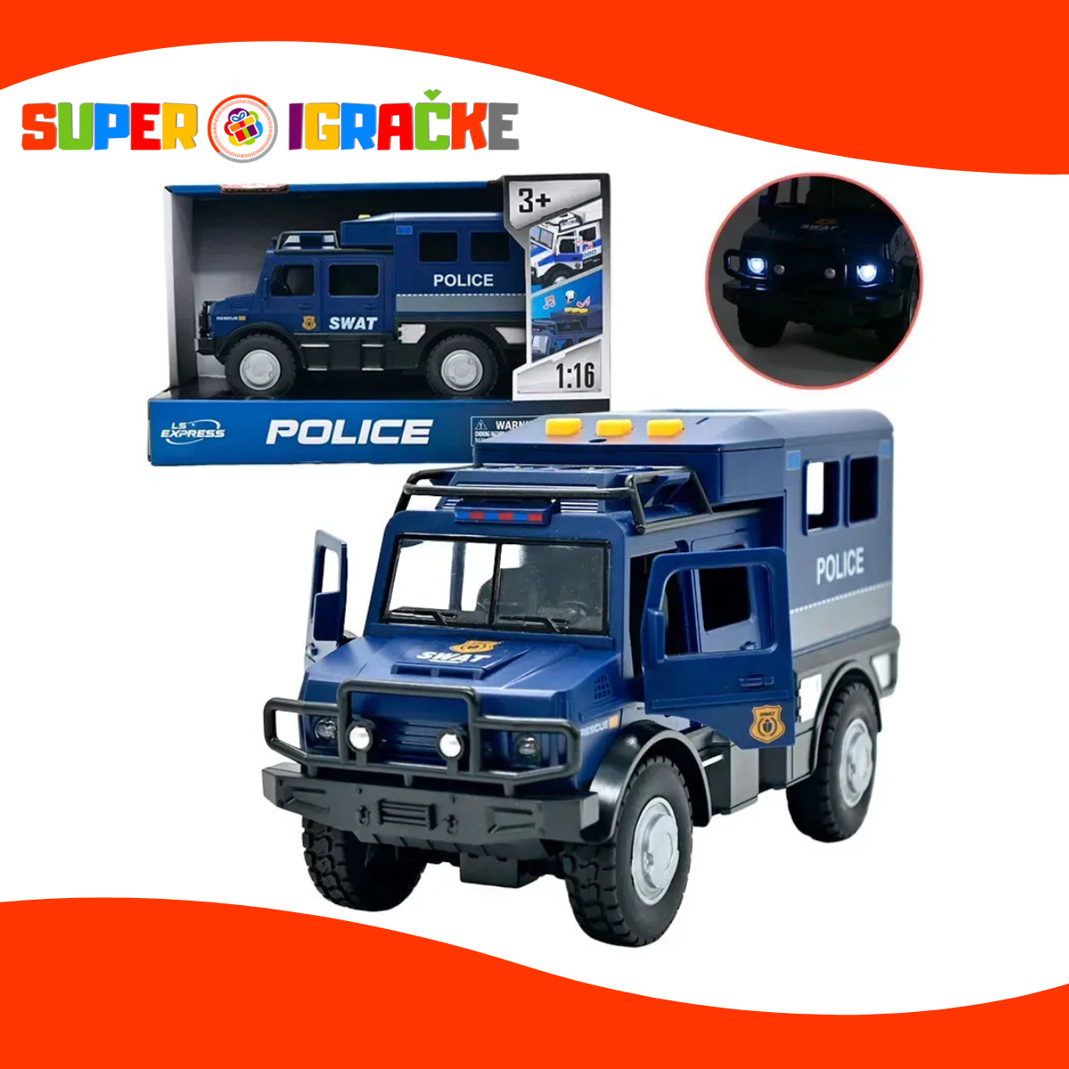 SWAT policijsko vozilo