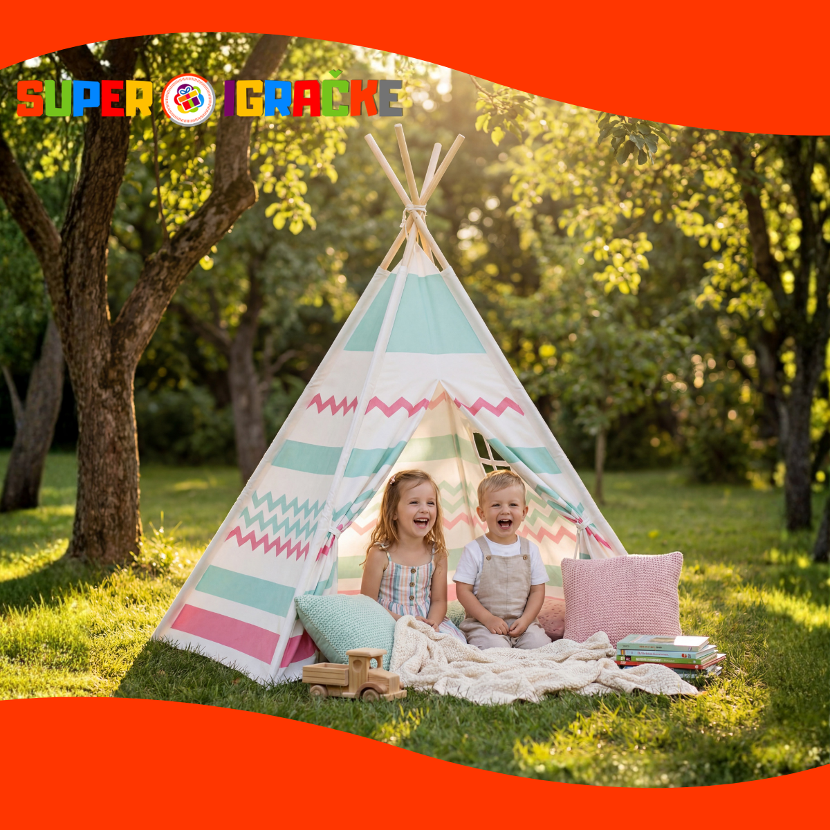Šator Tipi 120x120x160cm