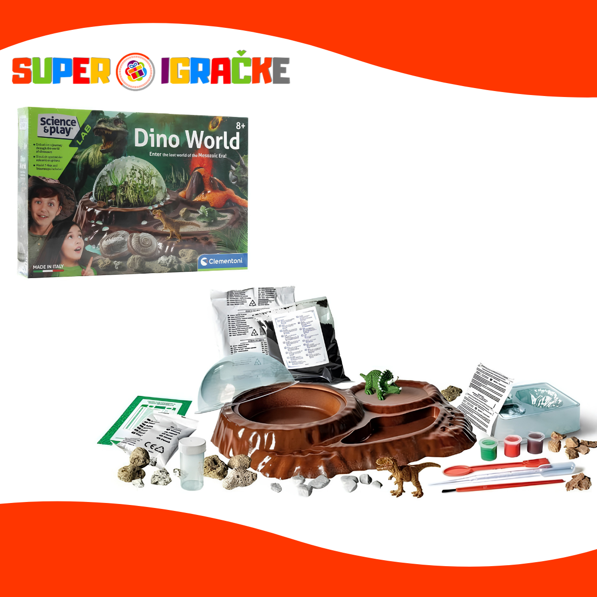 Science and Play - Dino svet set