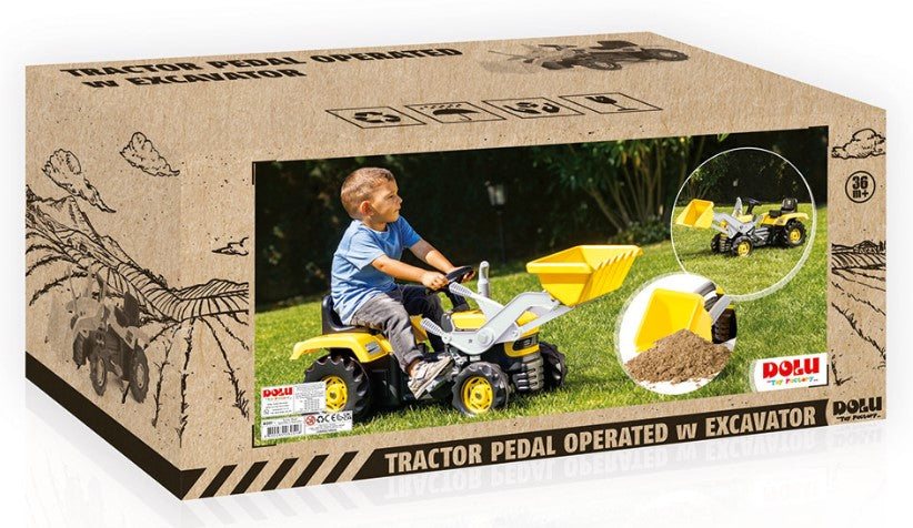 Traktor na pedale sa kašikom