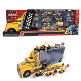 Set kamion sa mašinama i znakovima