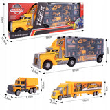 Set kamion sa mašinama i znakovima