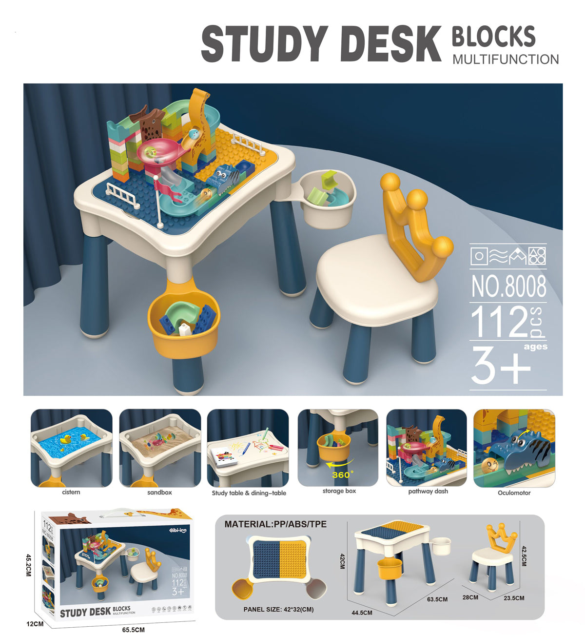 Set kocki sa stolom i stolicom