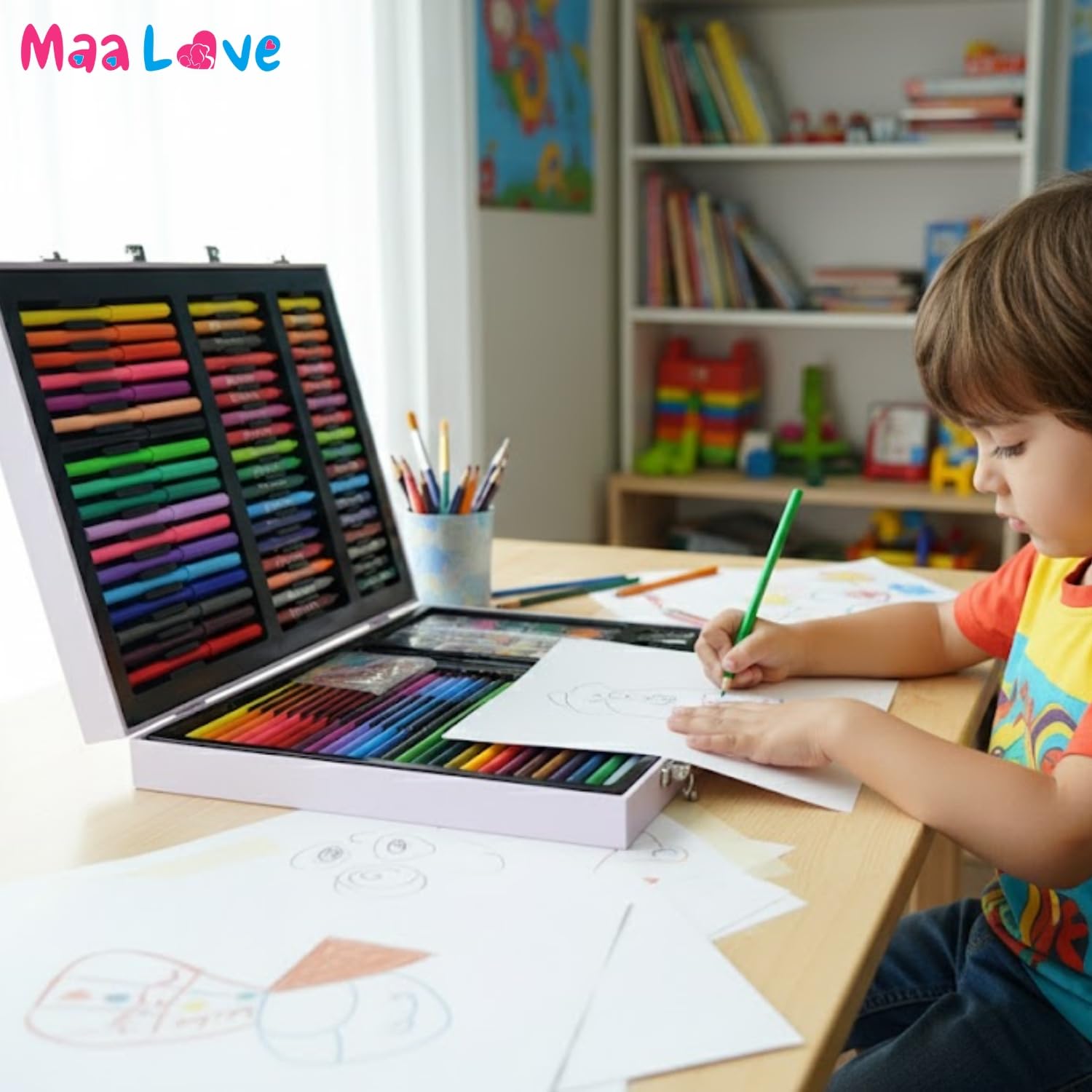 Set za crtanje i bojenje 128 delova