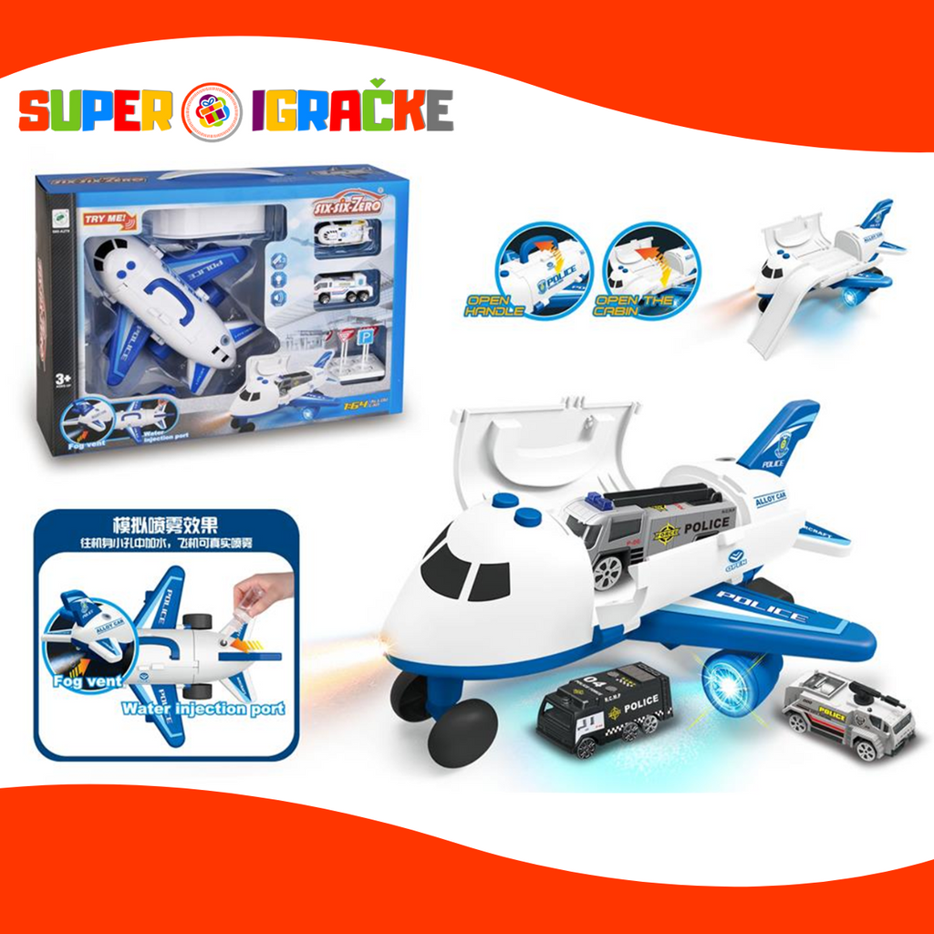 Set za igru - Policijski avion