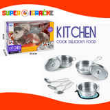 Set za igru - kuhinjski sudovi - metalni