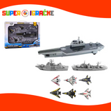 Set za igru nosač aviona - 6 aviona i 2 broda