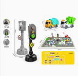 Set za igru semafor sa autićima i podlogom