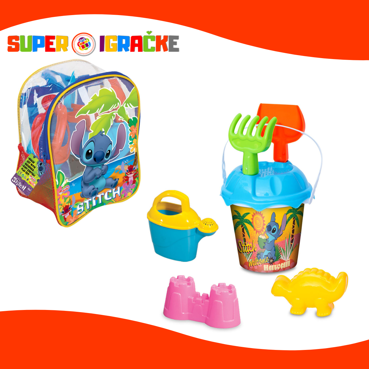 Set za plažu u rancu Stitch
