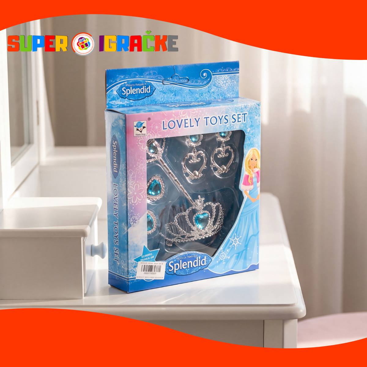 Set za ulepšavanje za devojčice - Nakit i štapić