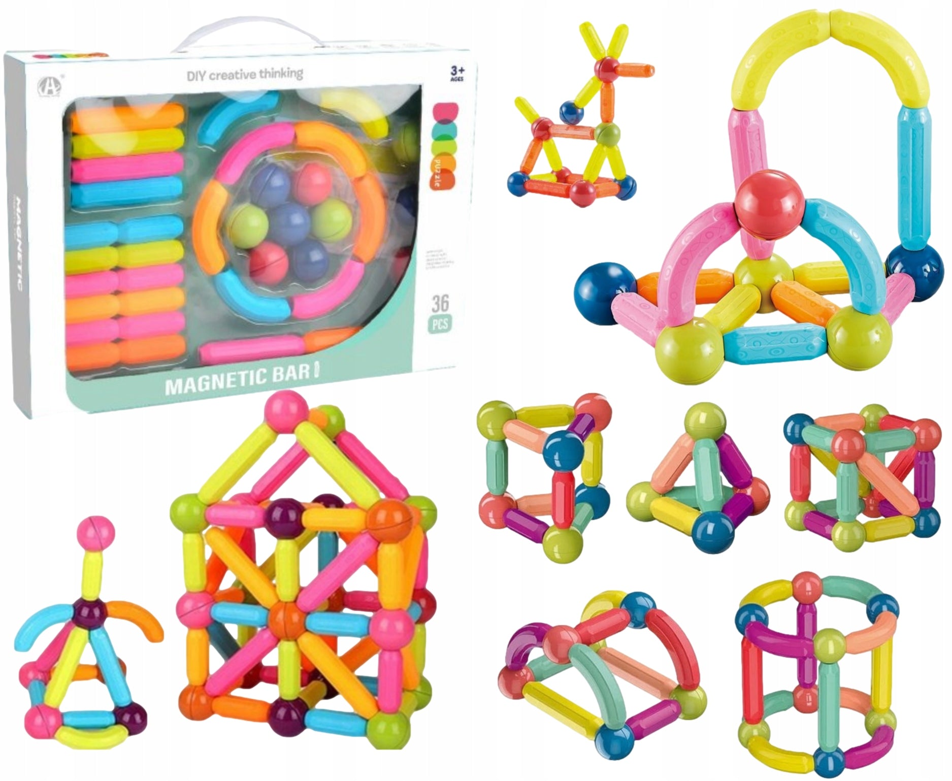 Slagalice magnetne 36 delova - velike