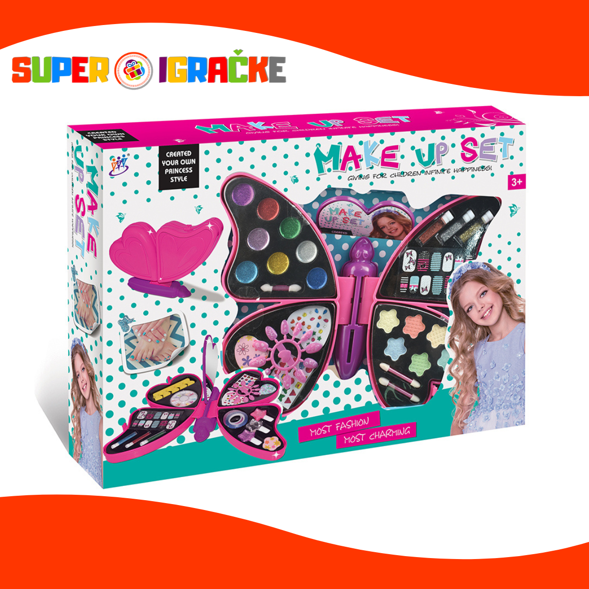 Šminka za ulepšavanje - Leptir