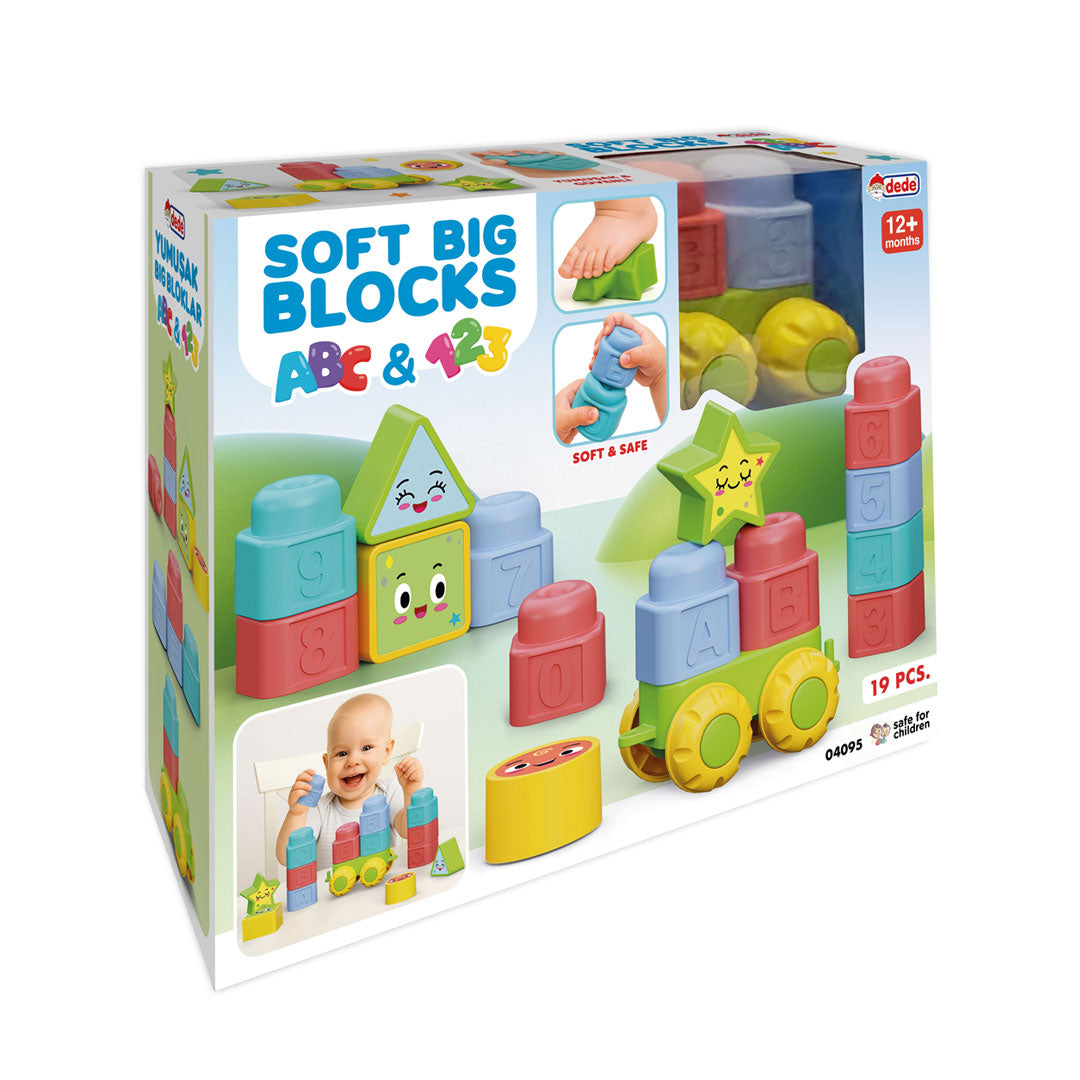 Soft Big Blocks - Mekane kocke 19kom