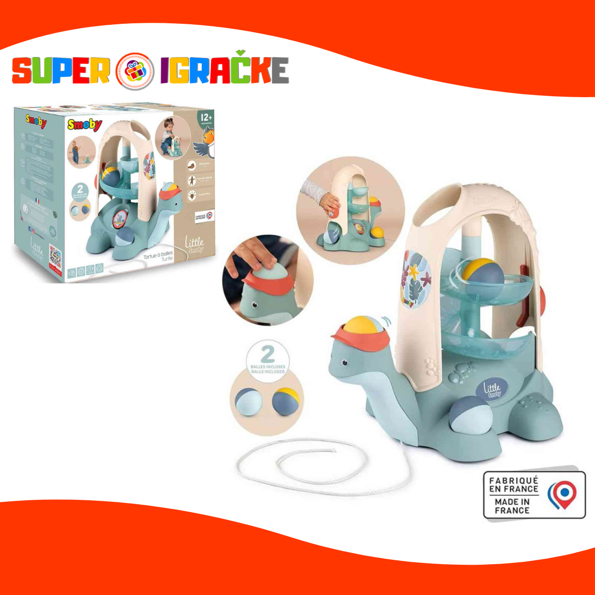 Somby kornjačica sa lopticama set