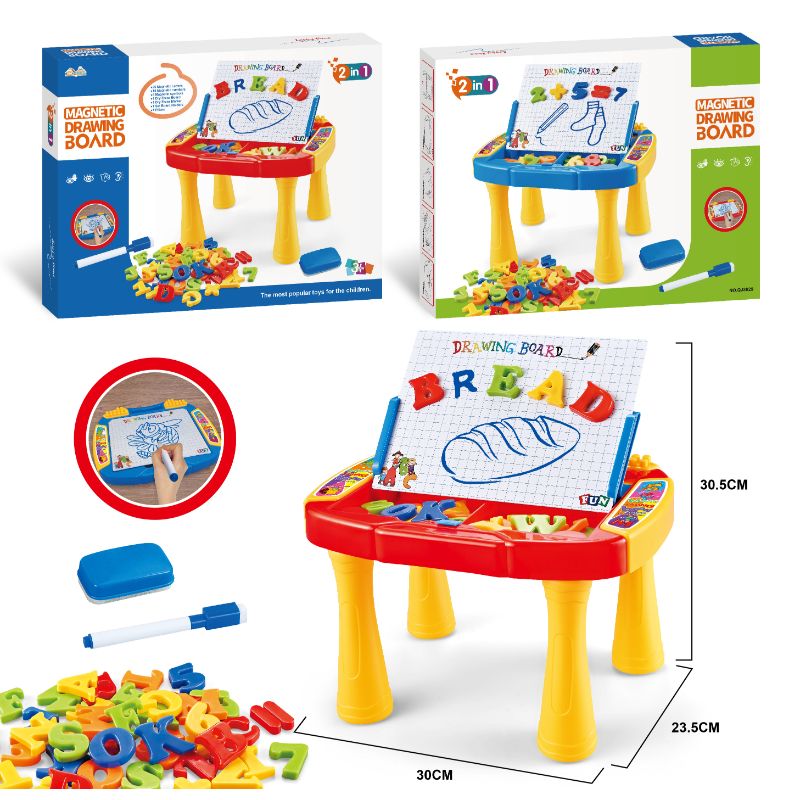 Sto za pisanje i crtanje sa magnetnom tablom