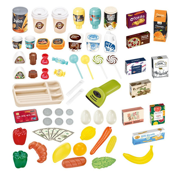 Supermarket veliki set sa kolicima